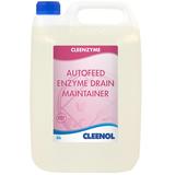 Autofeed enzyme drain maintainer